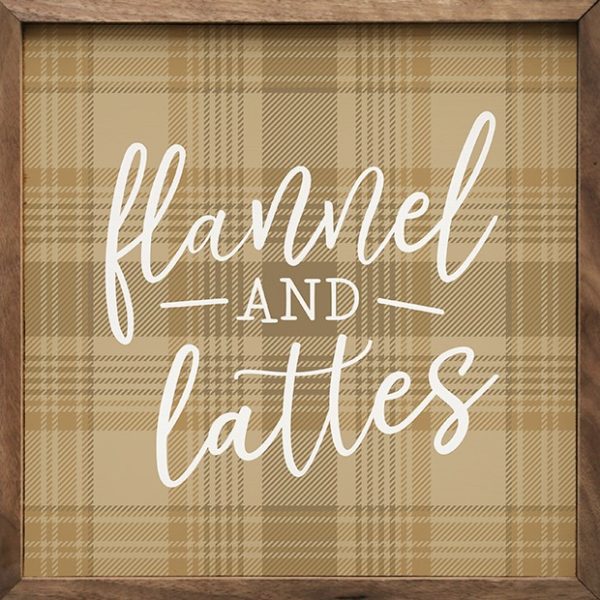 Flannel and Lattes Wall Decor